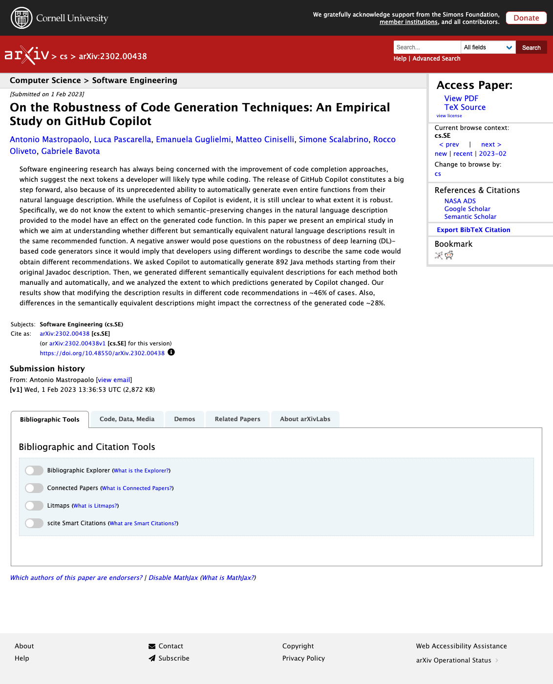 一分钟读论文：《GitHub Copilot 的代码生成稳健吗？》